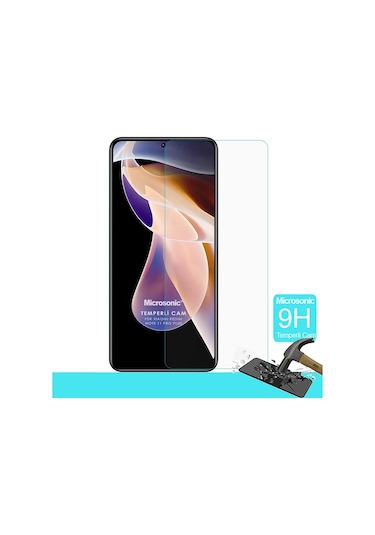 Microsonic Xiaomi Redmi Note 11 Pro Plus Tempered Glass Cam Ekran Koruyucu