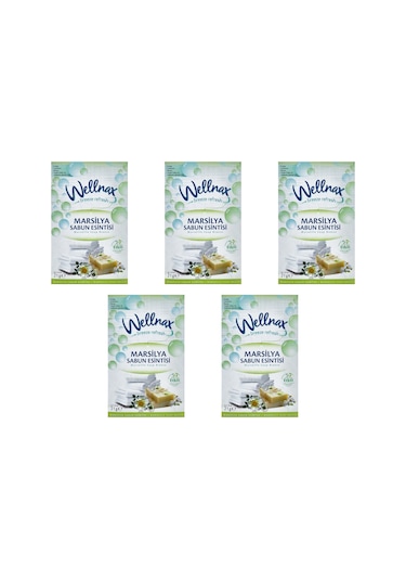 Wellnax Dolap ve Çekmece Kokusu Marsilya Sabun Esintisi Kesesi 5 x 21 G