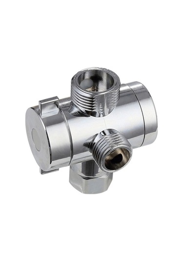 Bloomnest Lebıhmurah Bf925 Flyeer 2020 Abs Krom 3 Yollu Yön Değiştirme Hortumu T Adaptörü Duş Banyo Vana Konnektörü Gümüş