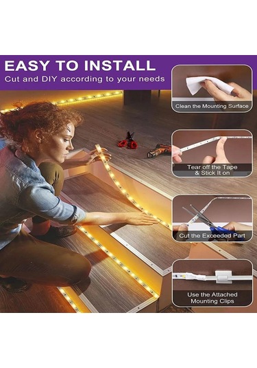 Beyaz 5v Usb Led Şerit Işık Smd 2835 50cm 1m 2m 4m 5m Beyaz/sıcak Beyaz Ip65 Esnek Aydınlatma Şerit Bant Arka Işık 5m Ip33