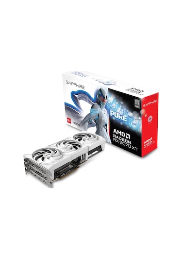 Sapphire Pure Amd Radeon Rx 9070 Xt 11348-02-20g 16gb Gddr6 Aeae2sap0008