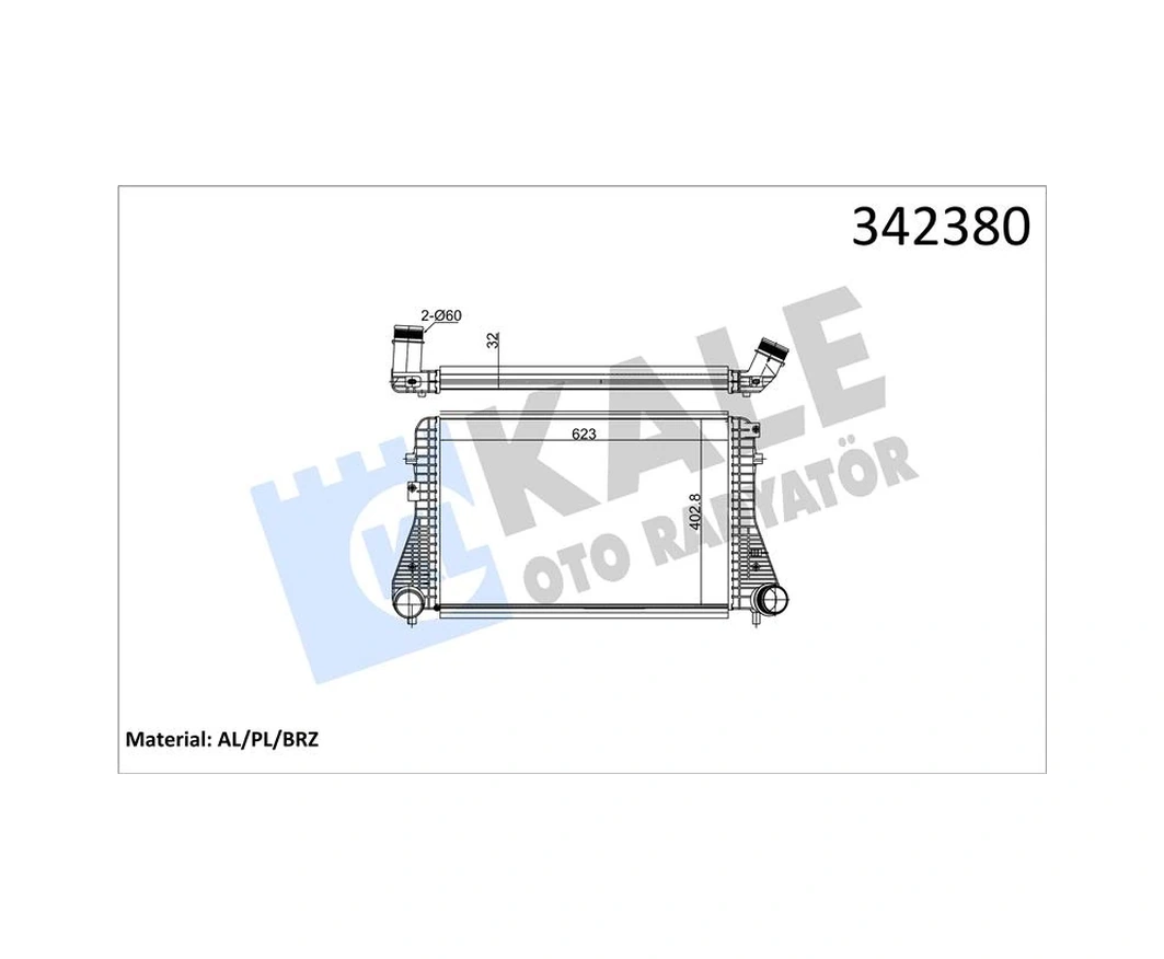 Turbo Radyatörü Intercooler Vw Caddy 3-golf 6 Audı A3-tt-leon Skoda Octavıa Al-pl-brz 1k0145803as 1k0145803af 5c0145803a