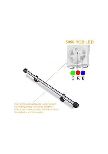 Pazly Uzaktan Kumandalı Rgb Akvaryum Işığı - Tropikal Balık Ve Mercan Renk Efektleri Diğer Diğer