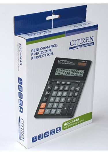 Citizen SDC-444S Masa Tipi 12 Hane Hesap Makinesi