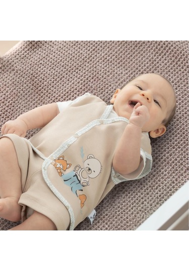 Gezenbebe Hero Bebek Yeleği Bej