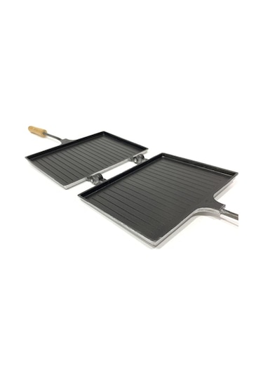 Taşhan T-0082 İçi Teflonlu Ocak Üstü El Tost Makinesi-23x17.5 CM