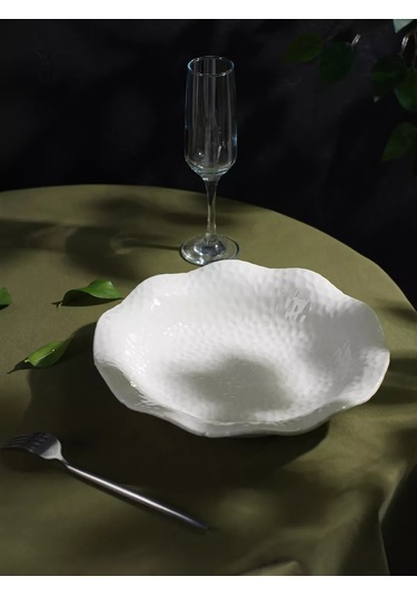 Skyphos Seramik Çorba Kasesi Hafiflik 1,1 L Çap 28 Cm 166665275 Beyaz