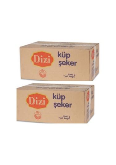 Dizi Tek Sargılı Küp Şeker 2 x 5 KG