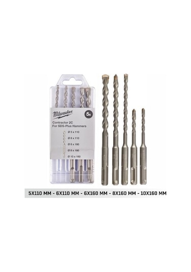 Milwaukee Sds-plus Matkap Ucu Set 5 Parça - T4932471242