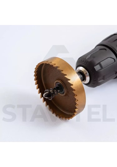 Stavitel Metal İçin Matkap Ucu Ve Merkezleme Ucu İle 70mm Hss Korochka 195480460