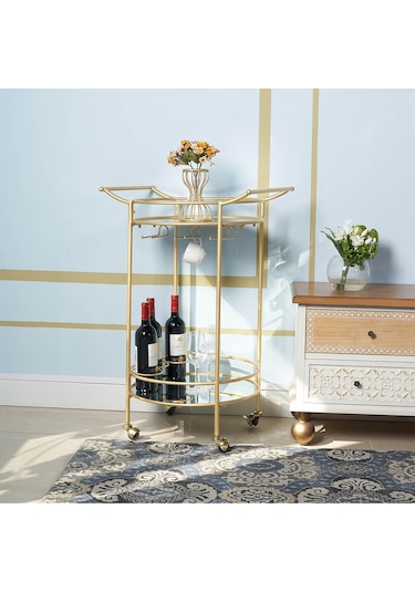 Leala Gold Metal&cam Servis Arabası