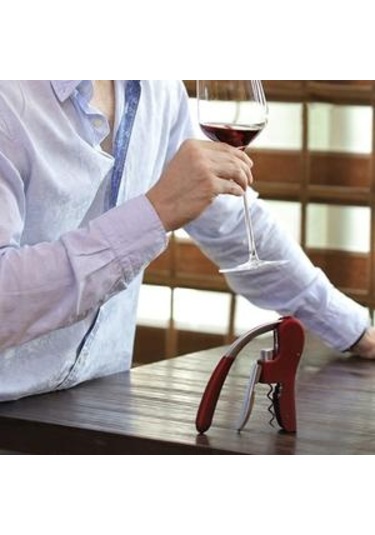 Profesyonel Çinko Alaşım Güç Şarap Açacağı Bornoz Tirbuşon Bonus Folyo Kesici Tavşan Kolu Tirbuşon Şarap Açıcılar Altın