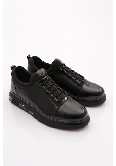 Dgn 2045 Erkek Düz Taban Sneaker 2045-2285-R1645 Siyah