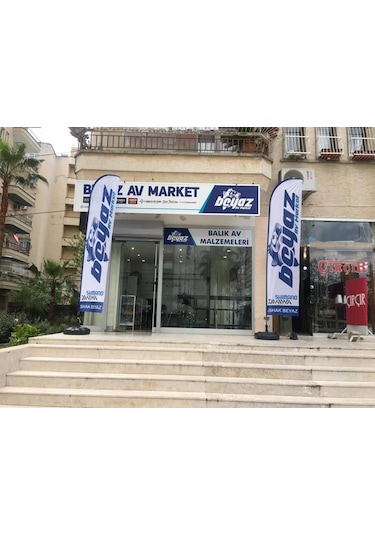 Özel Logolu Yelken Plaj Bayrağı