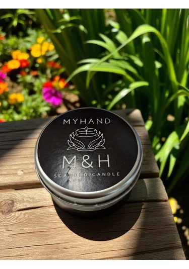 Myhand Soyawax Gümüş Teneke Amour Eternal Esans Kokulu Mum 60 Gr Gümüş