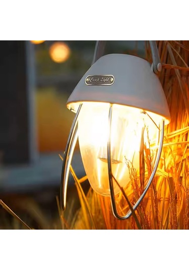 Panther Usb Şarjlı Deri Askılı Kamp Lambası Ptt-aybk Çok Renkli