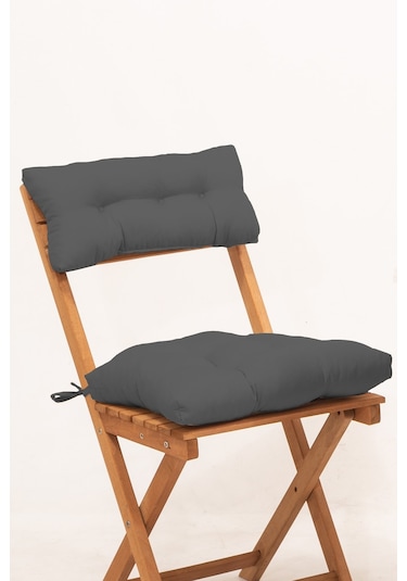 4+1 Minderli Balkon Bahçe Mutfak Bistro Set Katlanır Masa-sandalye Ahşap