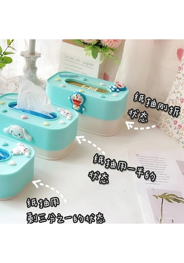 A-kawaii Yaratıcı Kaldırılabilir Doku Kutusu Islak Mendiller Dispenseri Tutucu Peçete Kutusu Yatak Odası Oturma Peçetelik 46865981