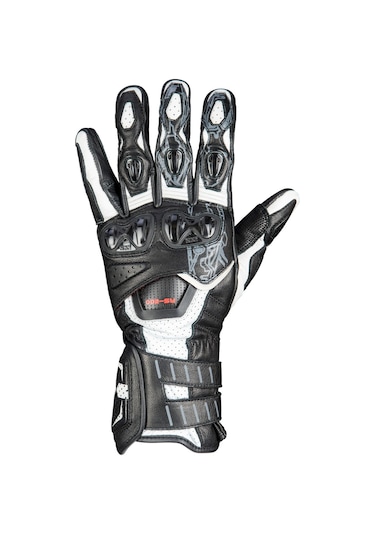 Ixs Rs-200 3.0 Sport Glove - White Black Motosiklet Eldiven