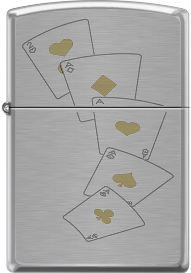 Zippo Shuffling Cards Design Çakmak - 200-115810