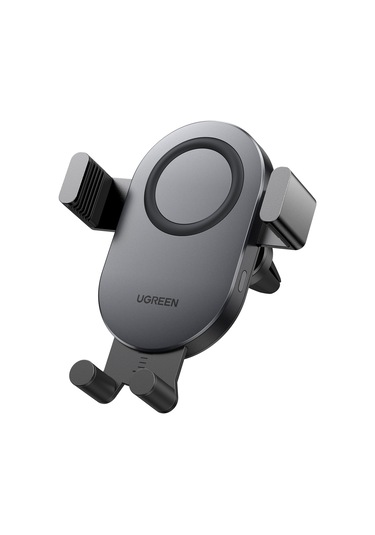 Ugreen Magsafe 15w Kablosuz Araç İçi Hızlı Şarj Cihazı, Otomatik Sensörlü Tutucu, Siyah, 40118