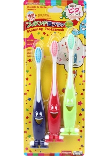 Flybuy Karikatür İçin Fırçası Diş Çocuklar Adet 3 Bb