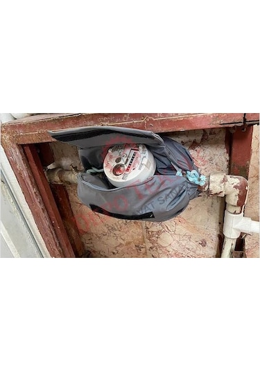 Ev Su Saati Sayaca Kar Kış - Don (Donmaya) Karşı Koruma Isı Ceket