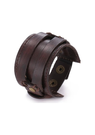 Gogoey Dbg97977 Erkek Deri Bileklik Çok Renkli