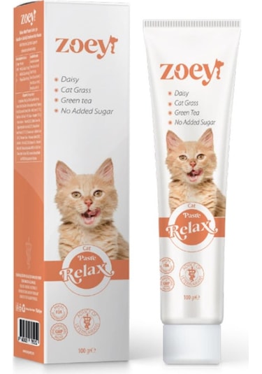 Zoey Relax Paste Kediler İçin Rahatlık ve Sakinliği Desteleyen Malt 100 G