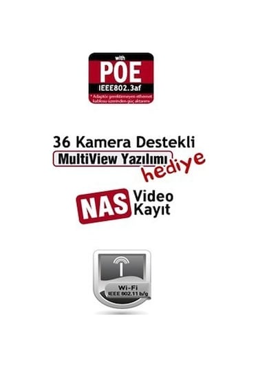 Goldmaster Wi-Fi Ev Ofis İp Güvenlik Kamerası Sc-409-Onwp