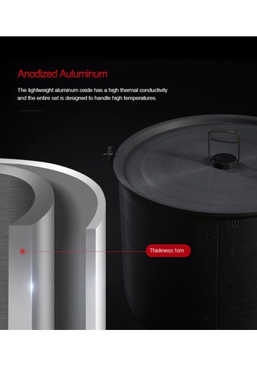 Alocs 3 4 Kişilik Tencere Tava Seti Loveluke Gurme Serisi Çok Renkli