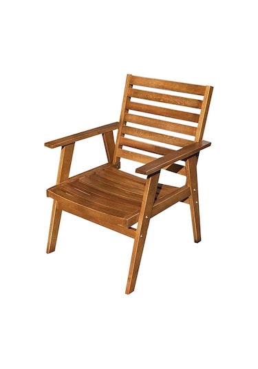 Heybeli Ahşap Bahçe Balkon Seti: 60lık Masa + 2 Minderli S