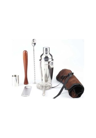 Pazly 7'li Set Paslanmaz Çelik Şarap Çalkalayıcı + Çanta + Aksesuarlar 550ml, Mutfak İçin İdeal Hediye