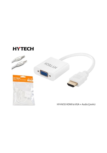 Hytech Hy-Hv35  Hdmi To Vga + Audio Çevirici