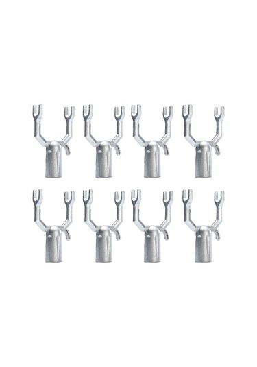 8 Adet Açık Hava Y Şekli Dal Koltuk Değneği Metal Ağaç Desteği Çok İşlevli Paslanmaz