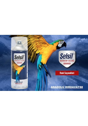 Selsil Sprey Boya 400 ML Parlak Beyaz Renk Boya