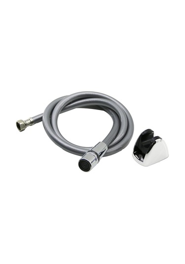 Gri Plastik Perlatörlü Taharatmatik Hortum 120cm 5224