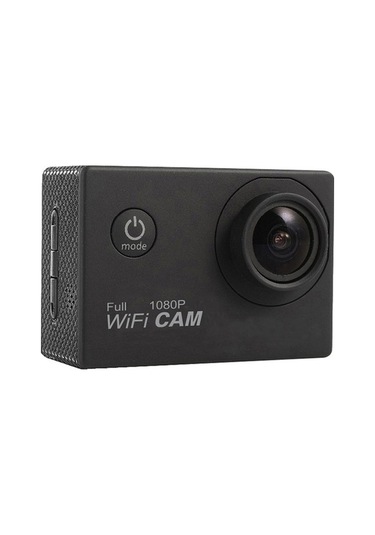 Besthome1 Siyah 1080p Mini Spor Kamera - 50m Su Geçirmez, 140 Geniş Açı Lensli, Dış Etkinlikler İçin Video Kaydedici Siyah Siyah