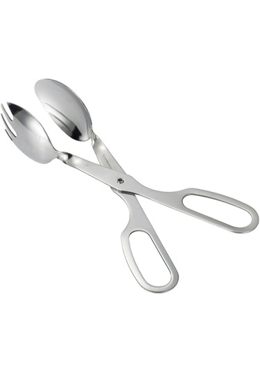 Homyl Mutfak Paslanmaz Çelik Pişirme Tong Kelepçe Gıda S Gümüş GÜmüş
