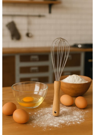 Paslanmaz Çelik Çırpıcı 30 Cm Metal