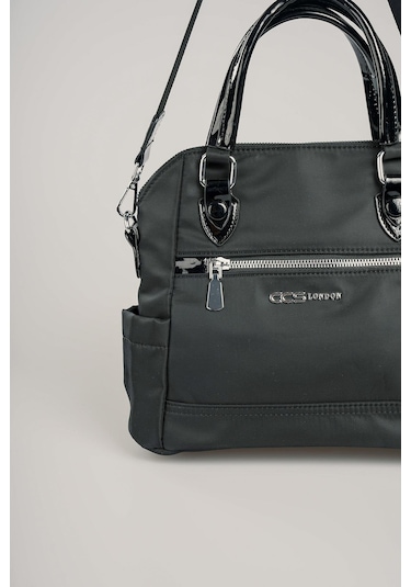 Ççs Kadın 17894 Omuz Ve Sırt Çantası Siyah-bej Siyah - Bej