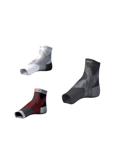 Siyah Ayak Bileği Brace Sıkıştırma Destek Kol Elastik Nefes Yaralanma Kurtarma İçin Eklem Ağrısı Sepeti Ayak Spor Çorapları