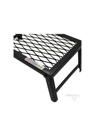 Rox Camping 0121 Ayaklı Ateş Üstü Kamp Izgara Large Siyah