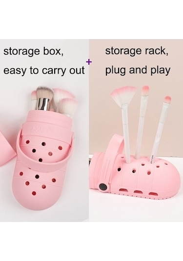 Tongxida Bosphorusboutique Taşınabilir Sones Silikon Saklama Kutusu - Mavi Makyaj Kalemi İşlevli, Diğer