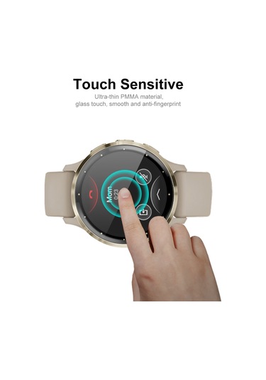 Garmin Venu 3s İçin 2 Adet Enkay 3d Tam Kapsama Yumuşak Pc Kenar Pmma Hd Ekran Koruyucu Film