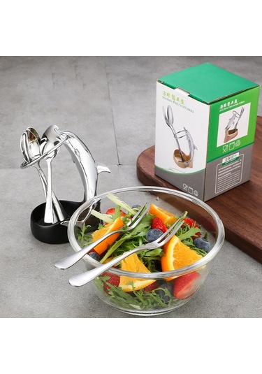 Suntek Kahve Kaşığı Tutucu Çatal Bıçak Takımı Standı