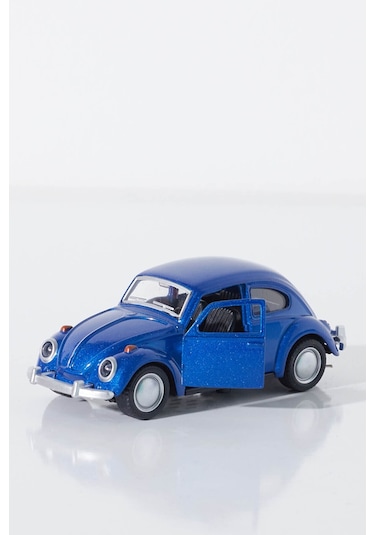 Mavi Metal Beetle Vosvos Nostaljik Araba 12 Cm Koleksiyonluk Diecast