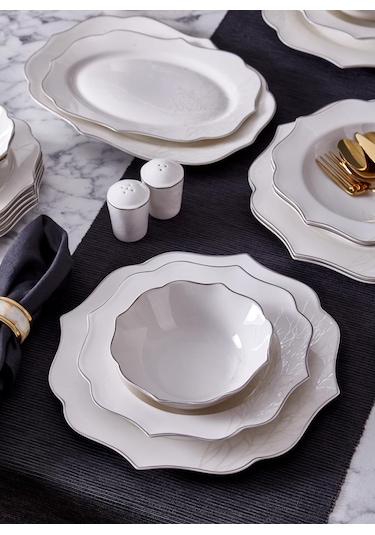 Neva N3243 Yasmin Romantik 28 Parça 6 Kişilik Yemek Takımı