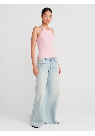 Dilvin 21143 Kolsuz Askılı Top-toz Pembe Toz Pembe