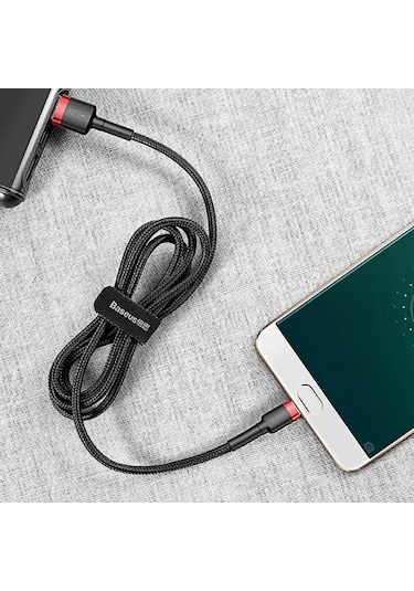 Baseus Cafule Micro Usb 1Metre 2.4A Hızlı Şarj Halat Usb Kablo (476269504)